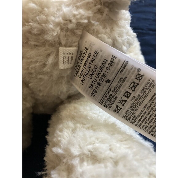 Baby Gap Brannan Teddy Bear Cream Beige Stuffed Animal Plush 2021 11" - Picture 11 of 11